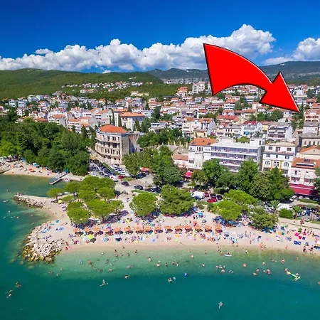 Fuer 5 Personen Ca 63 Qm In Crikvenica, Kvarner Bucht Und Umgebung 아파트 크리크베니카
